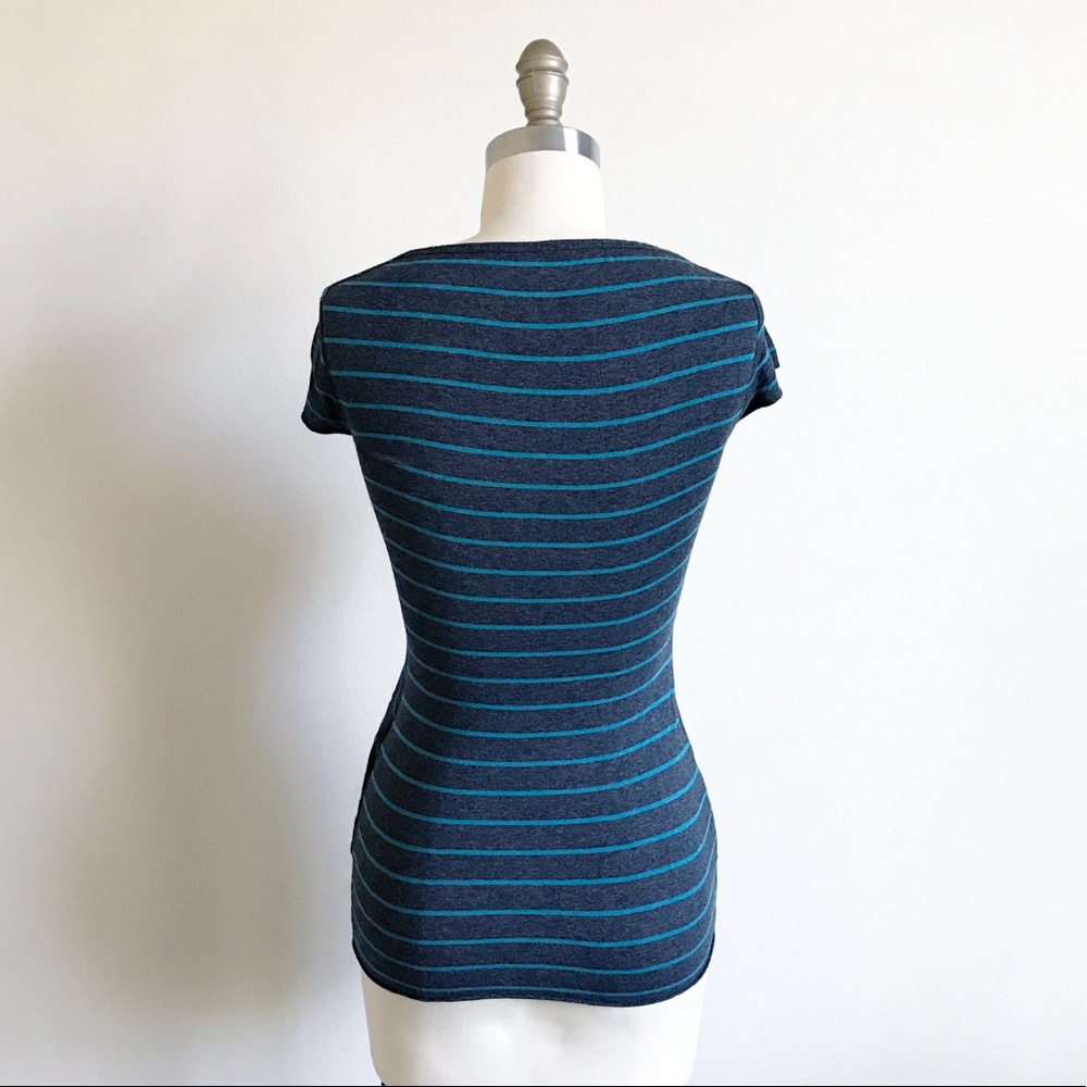 Bailey 44 Striped Stacked Layer Tee - image 3